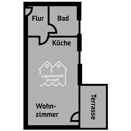 Lagunenstadt Am Haff - 165 Koje Apartmán *